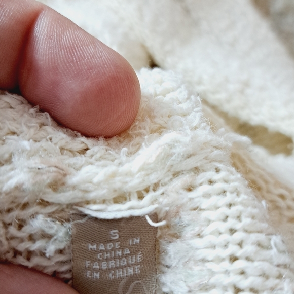 Anthropologie Knitted & Knotted Alpaca Wool Blend Braided Nordic Cardigan - Picture 9 of 12